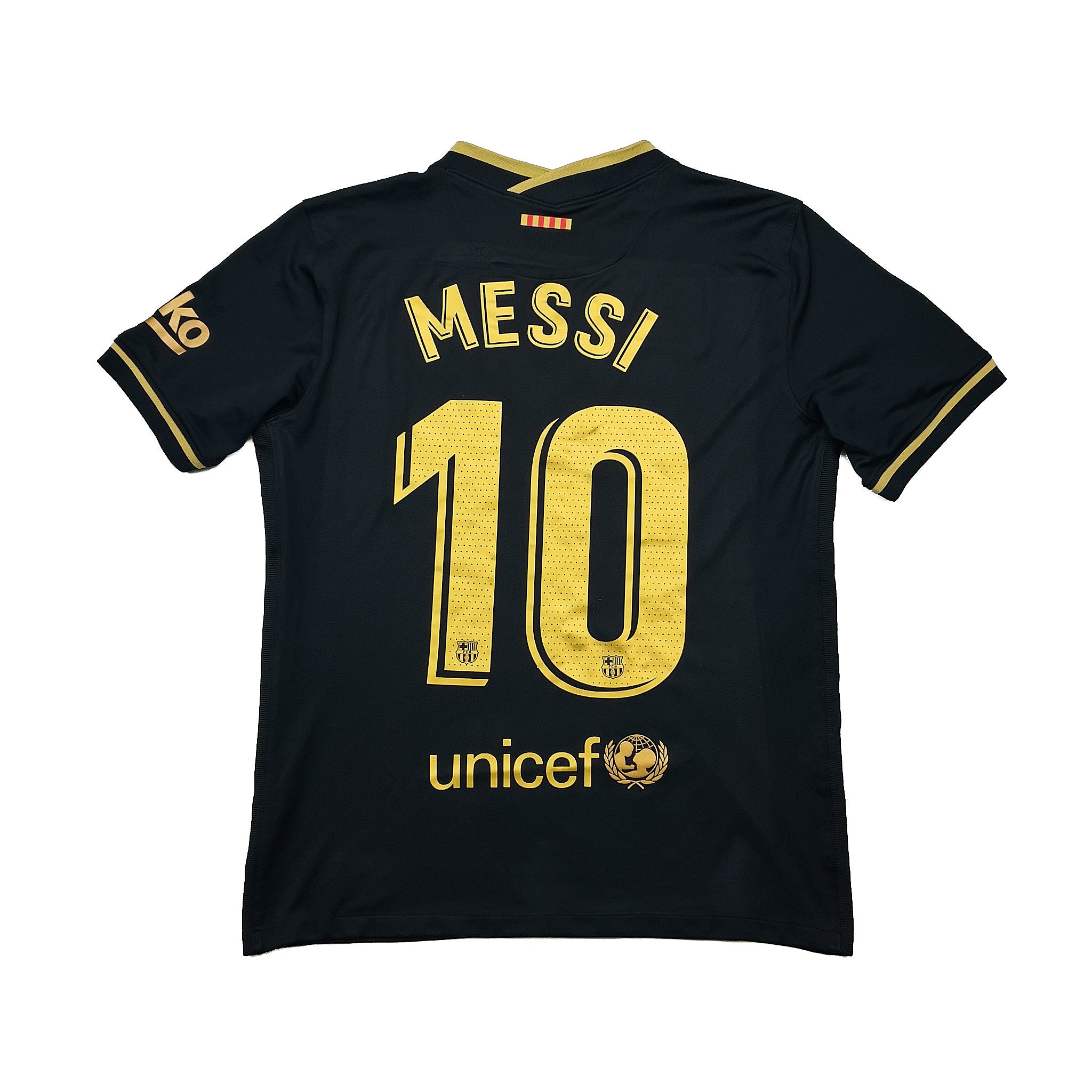 2020/21 Barcelona Messi #10 Away Shirt (M) Nike | Cult Kits