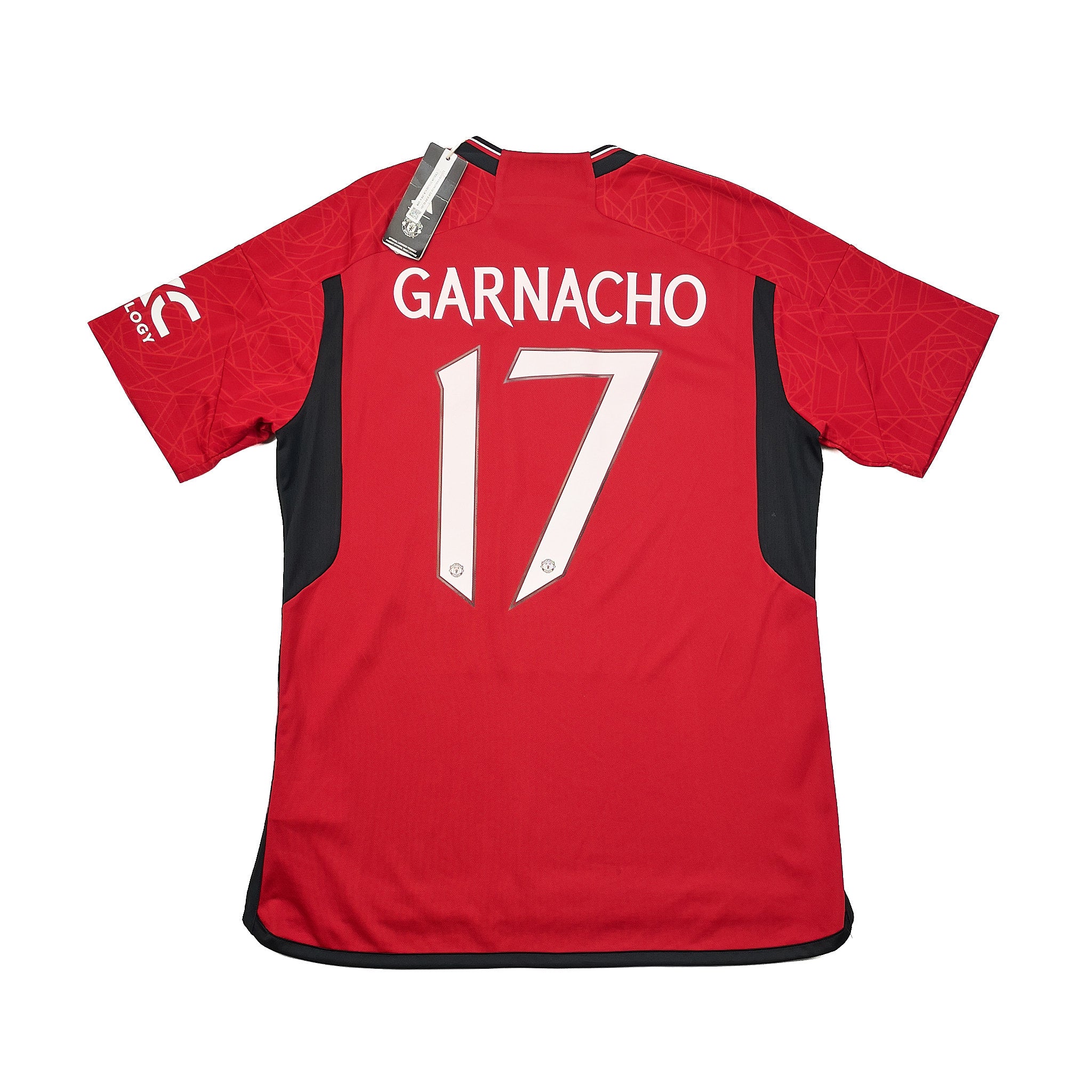 2023/24 MANCHESTER UNITED GARNACHO #17 *BNWT* HOME SHIRT (L