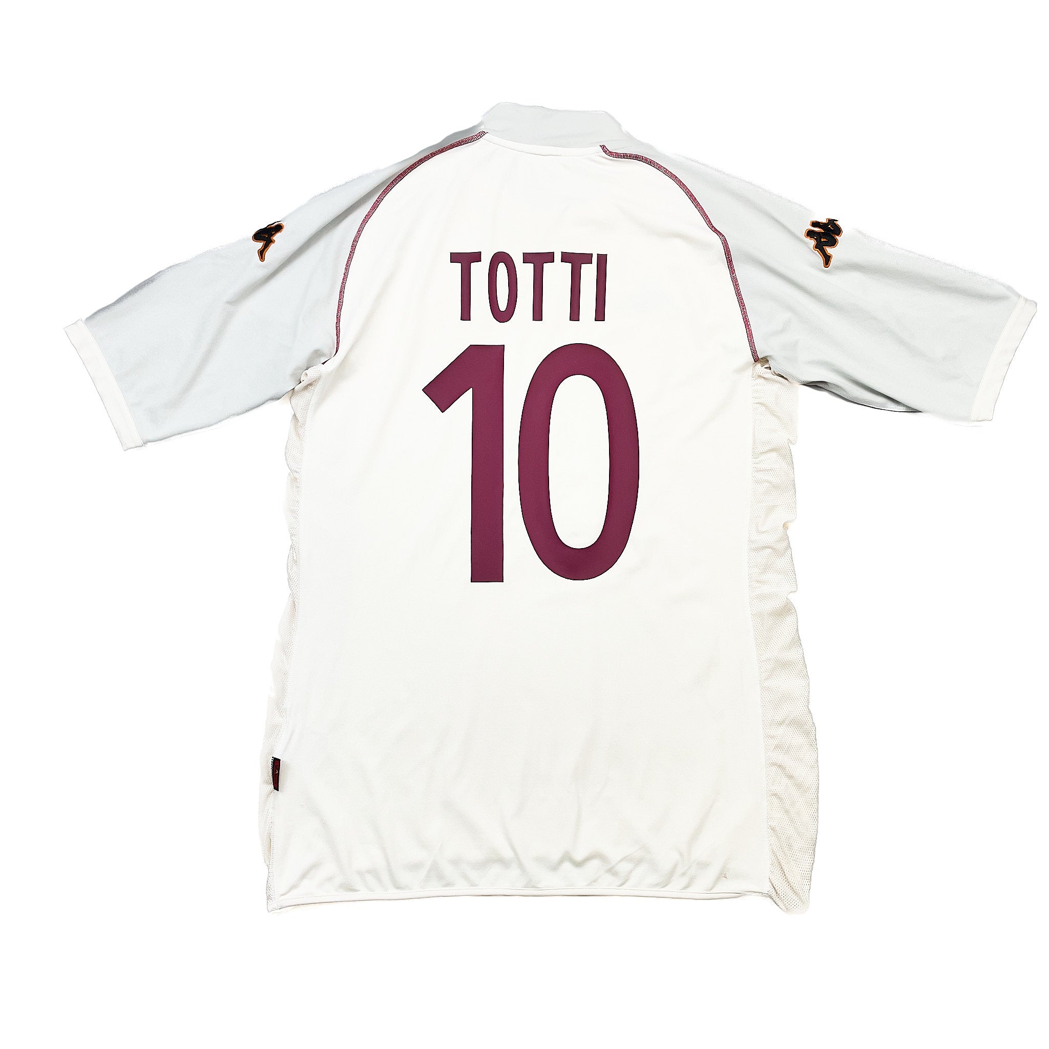 2002/03 Roma Totti #10 European Away Shirt (XXL) Kappa – Cult Kits