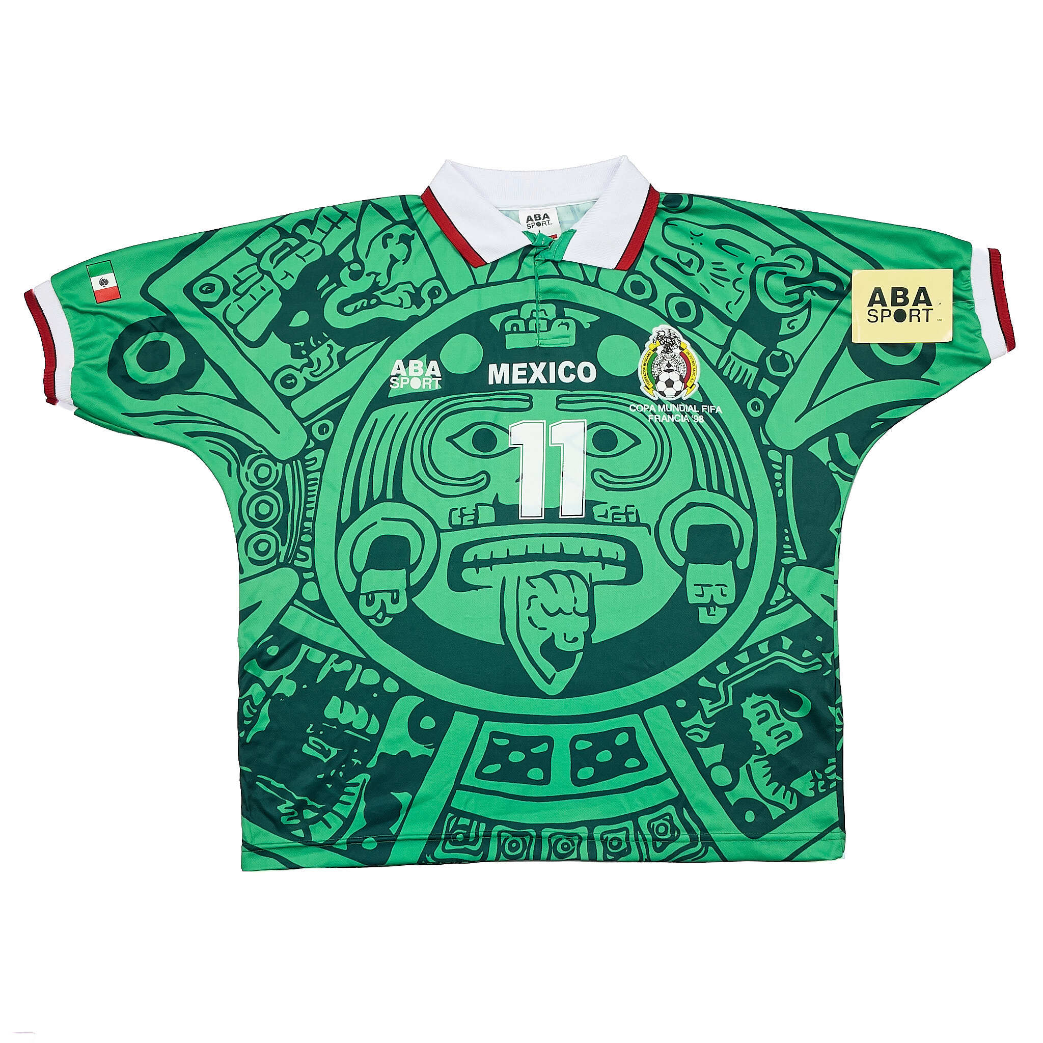 1998 Mexico Blanco #11 *Reissue* World Cup Edition Home (Multiple