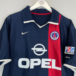 Shop 2001/02 PSG RONALDINHO #21 HOME SHIRT (XL) NIKE, classic football shirts, vintage football shirts & retro soccer jerseys at Cult Kits