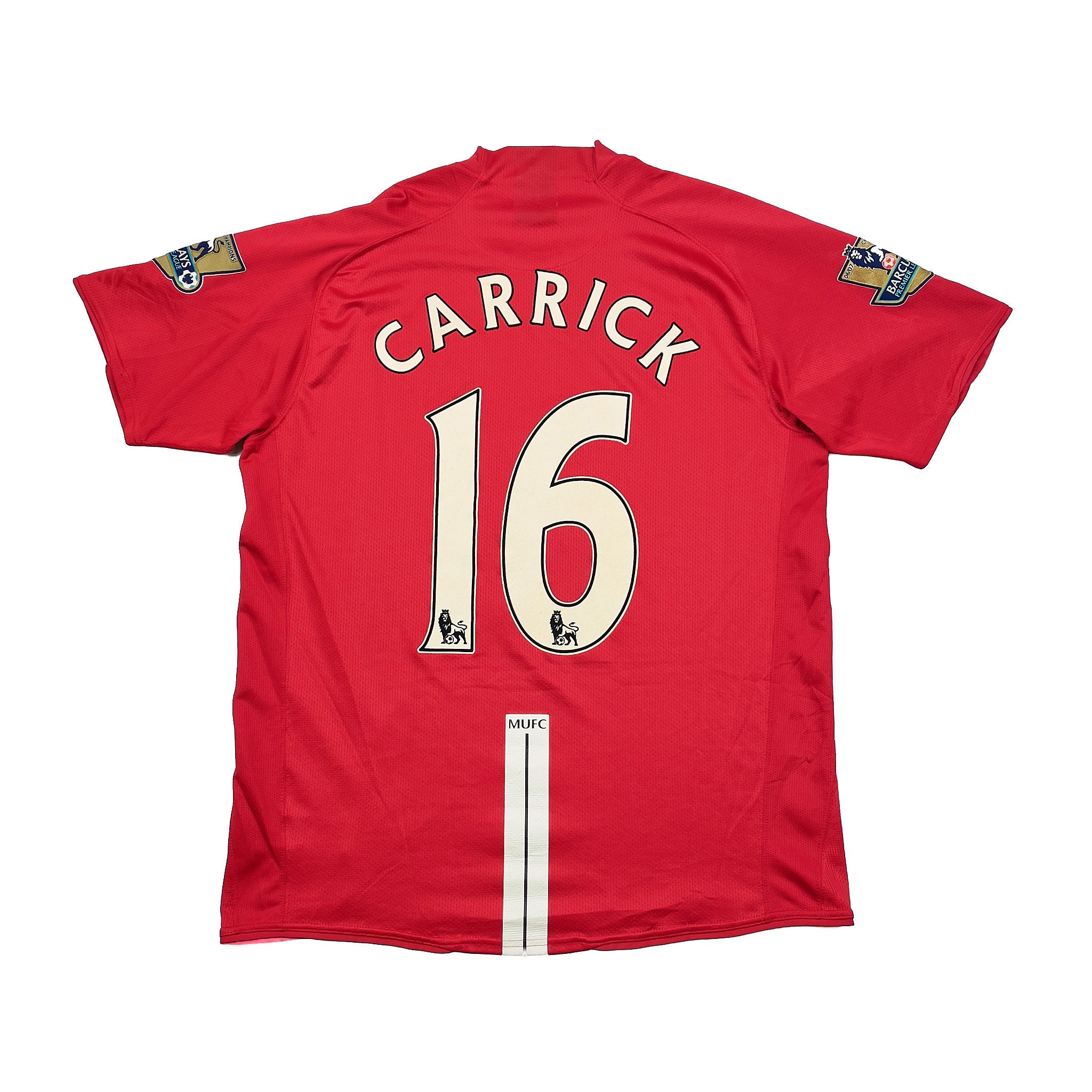 2007/09 MANCHESTER UNITED CARRICK #16 HOME SHIRT (L) NIKE – Cult Kits