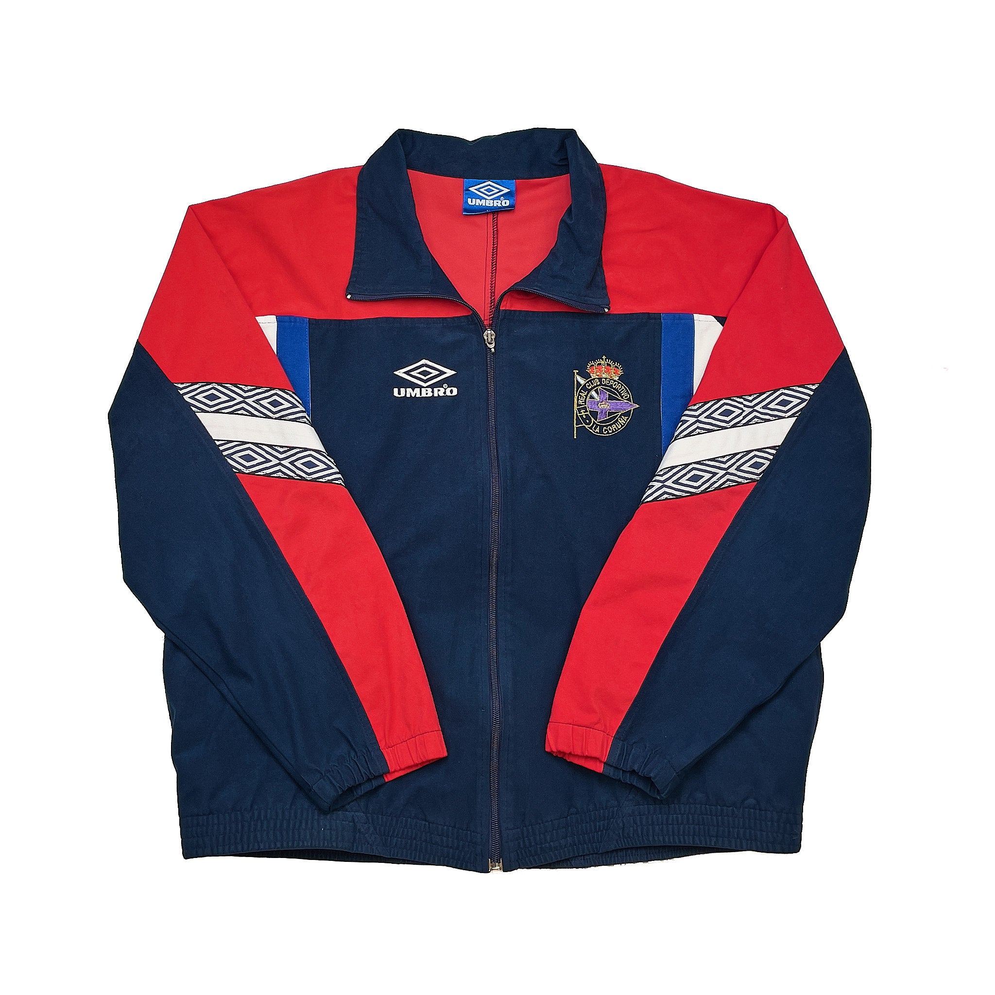 1994/96 Deportivo La Coruna Track Jacket (M) Umbro – Cult Kits