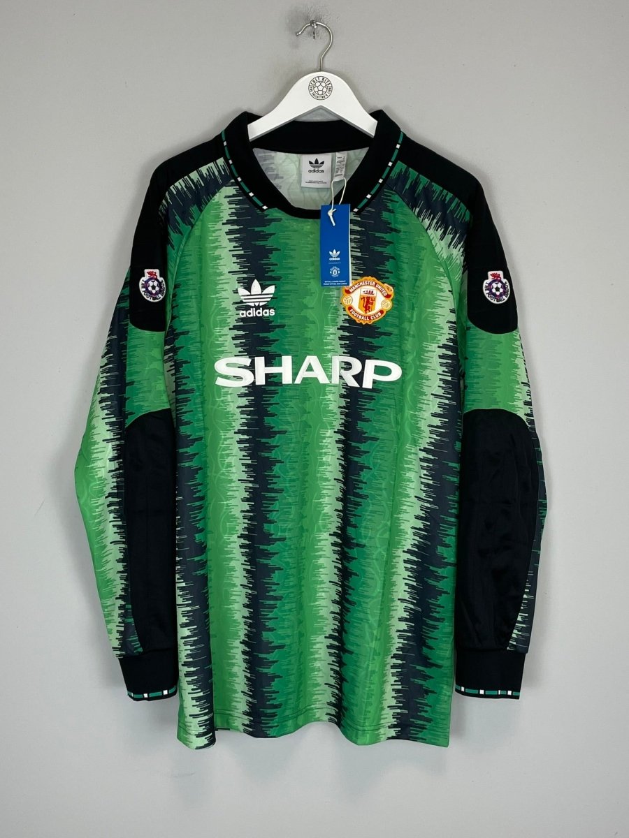 1990 MANCHESTER UNITED 1 *BNWT* GK SHIRT (XL) ADIDAS ORIGINALS - Cult Kits - XL - Buy Vintage Football Shirts, Authentic Retro Football Shirts For Sale, Classic Football Shirts & Soccer Jersey