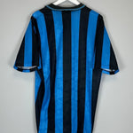 1991/92 INTER MILAN HOME SHIRT (XL) UMBRO - Cult Kits - XL - Buy Vintage Football Shirts, Authentic Retro Football Shirts For Sale, Classic Football Shirts & Soccer Jersey