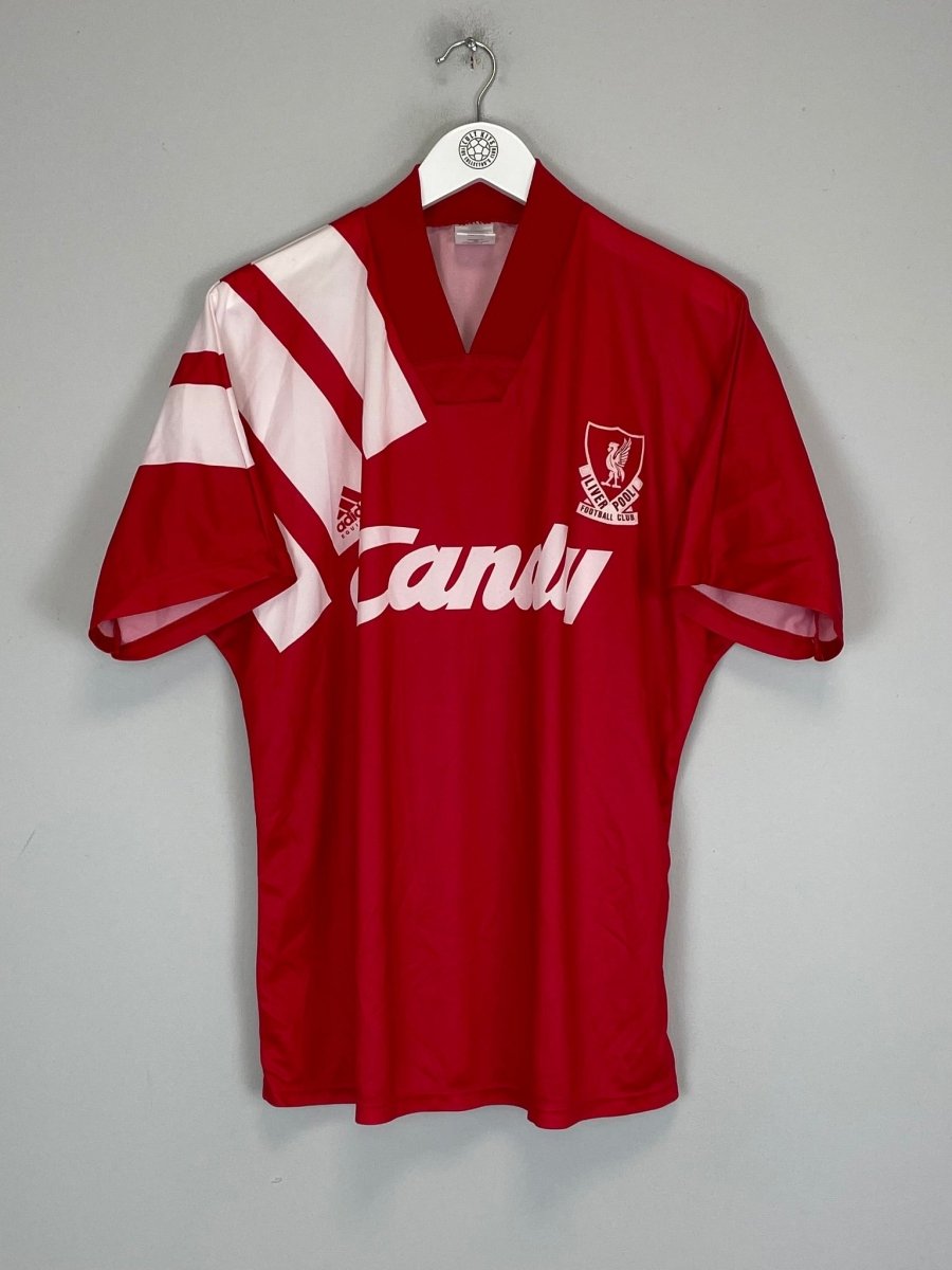1991/92 LIVERPOOL HOME SHIRT (M) ADIDAS - Cult Kits - Medium - Buy Vintage Football Shirts, Authentic Retro Football Shirts For Sale, Classic Football Shirts & Soccer Jersey