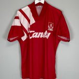 1991/92 LIVERPOOL HOME SHIRT (M) ADIDAS - Cult Kits - Medium - Buy Vintage Football Shirts, Authentic Retro Football Shirts For Sale, Classic Football Shirts & Soccer Jersey