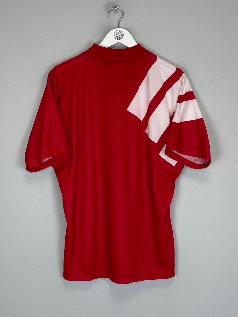 1991/92 LIVERPOOL HOME SHIRT (M) ADIDAS - Cult Kits - Medium - Buy Vintage Football Shirts, Authentic Retro Football Shirts For Sale, Classic Football Shirts & Soccer Jersey