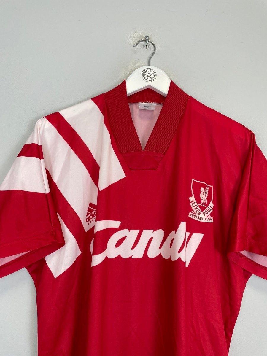 1991/92 LIVERPOOL HOME SHIRT (M) ADIDAS - Cult Kits - Medium - Buy Vintage Football Shirts, Authentic Retro Football Shirts For Sale, Classic Football Shirts & Soccer Jersey