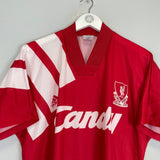 1991/92 LIVERPOOL HOME SHIRT (M) ADIDAS - Cult Kits - Medium - Buy Vintage Football Shirts, Authentic Retro Football Shirts For Sale, Classic Football Shirts & Soccer Jersey