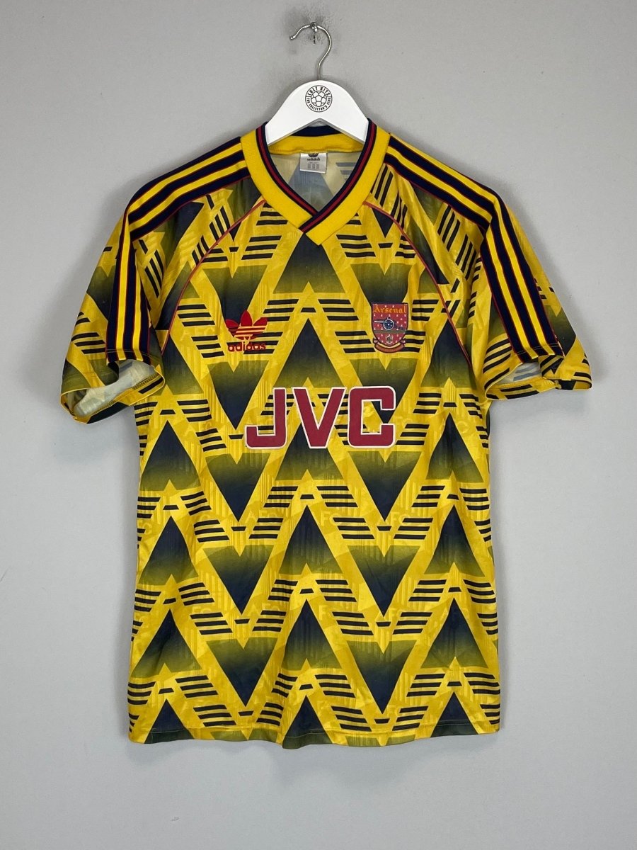 1991/93 ARSENAL AWAY SHIRT (M) ADIDAS - Cult Kits - Medium - Buy Vintage Football Shirts, Authentic Retro Football Shirts For Sale, Classic Football Shirts & Soccer Jersey