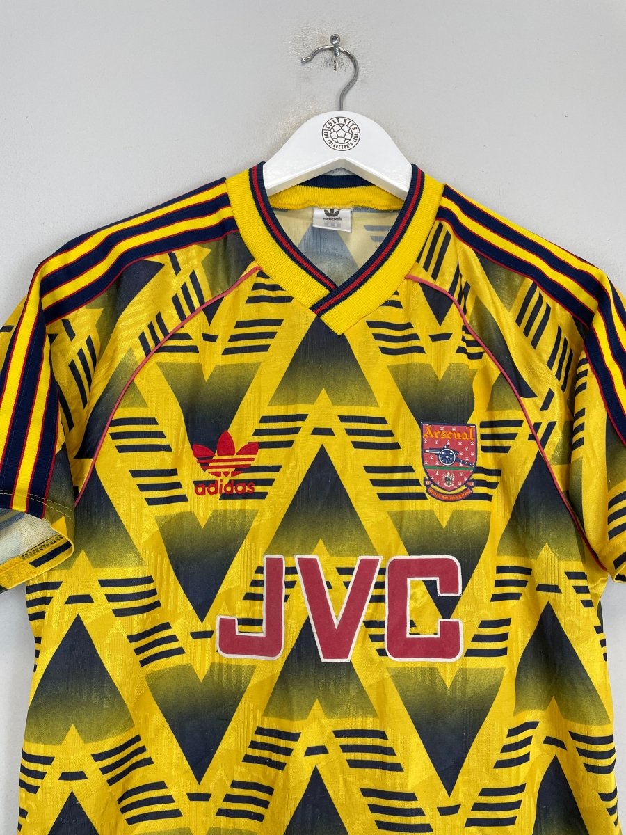 1991/93 ARSENAL AWAY SHIRT (M) ADIDAS - Cult Kits - Medium - Buy Vintage Football Shirts, Authentic Retro Football Shirts For Sale, Classic Football Shirts & Soccer Jersey