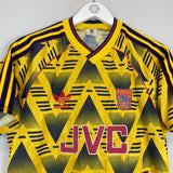 1991/93 ARSENAL AWAY SHIRT (M) ADIDAS - Cult Kits - Medium - Buy Vintage Football Shirts, Authentic Retro Football Shirts For Sale, Classic Football Shirts & Soccer Jersey