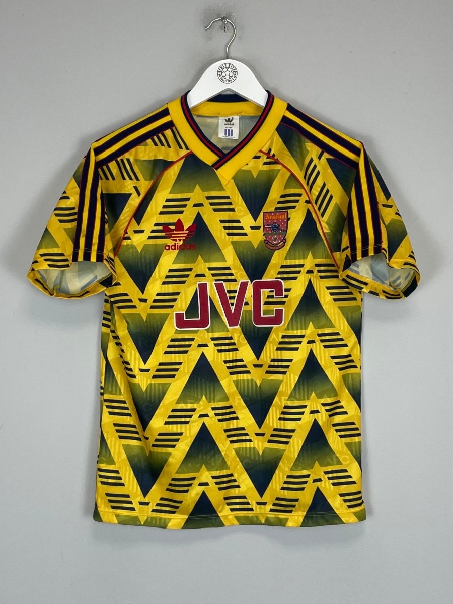 1991/93 ARSENAL AWAY SHIRT (S) ADIDAS - Cult Kits - Small - Buy Vintage Football Shirts, Authentic Retro Football Shirts For Sale, Classic Football Shirts & Soccer Jersey