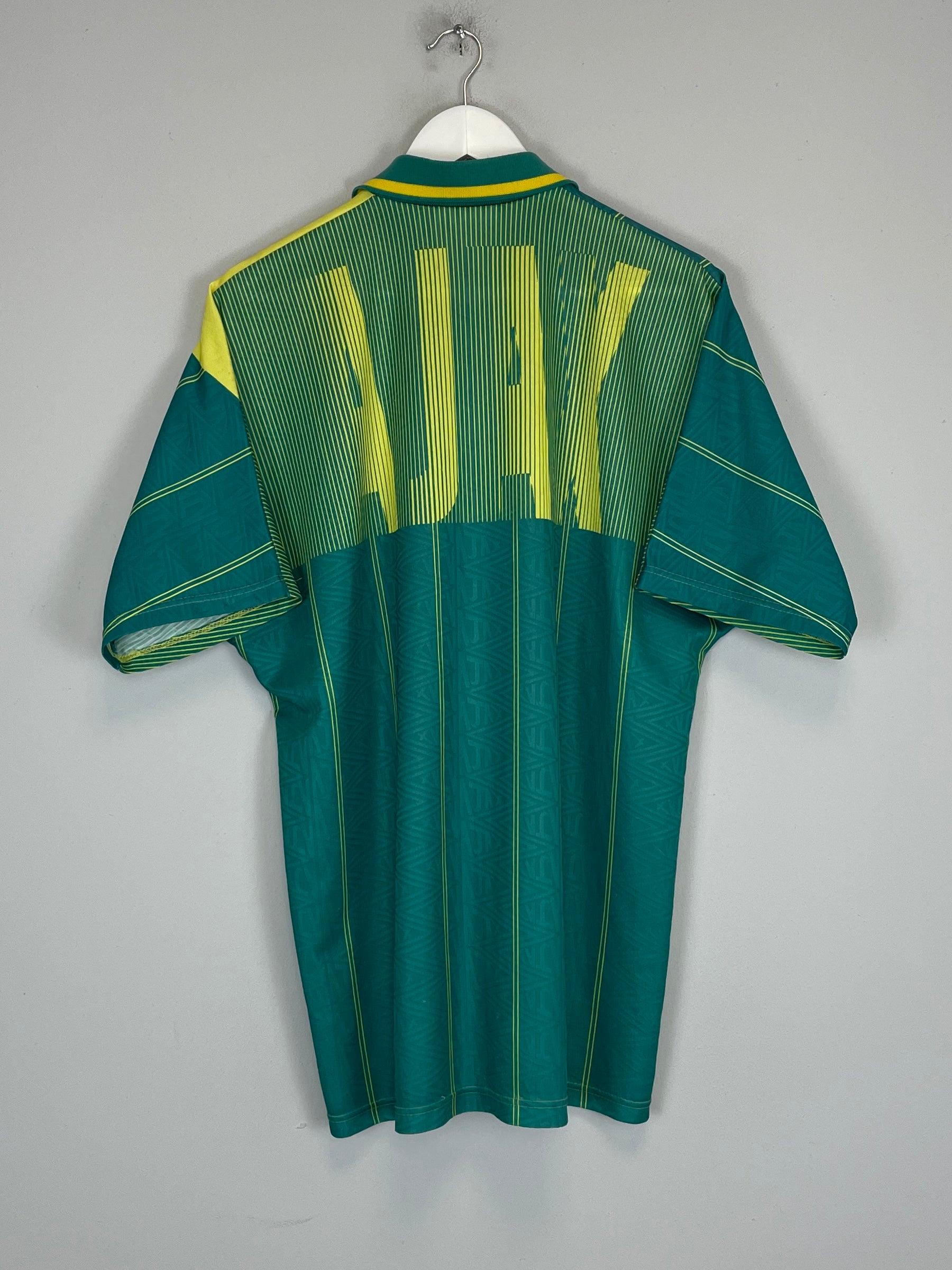 1991/93 Ajax away shirt, vintage Ajax shirt, Umbro Ajax kit, classic Ajax shirt, Ajax 90s football shirt, Ajax ABN AMRO shirt.