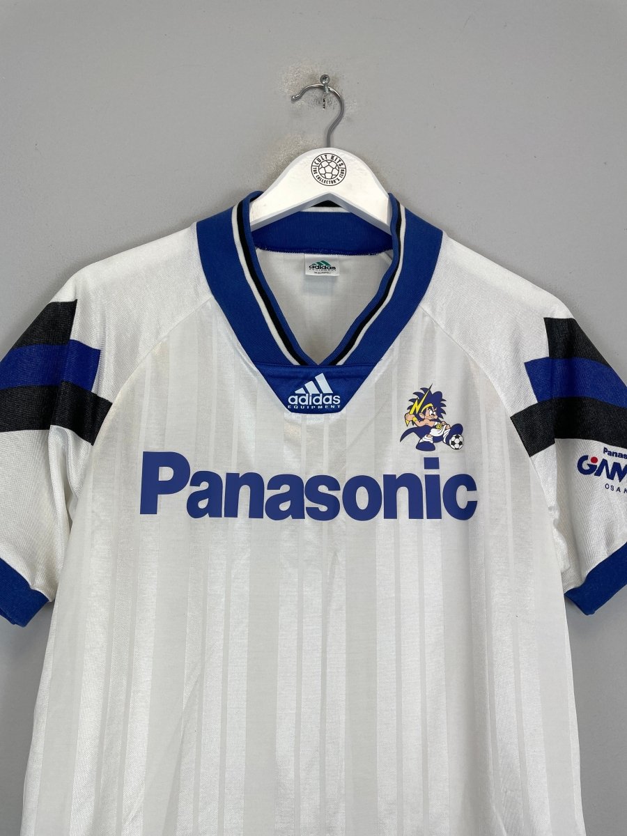 1992 GAMBA OSAKA AWAY SHIRT (M) ADIDAS - Cult Kits - Medium - Buy Vintage Football Shirts, Authentic Retro Football Shirts For Sale, Classic Football Shirts & Soccer Jersey
