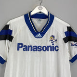1992 GAMBA OSAKA AWAY SHIRT (M) ADIDAS - Cult Kits - Medium - Buy Vintage Football Shirts, Authentic Retro Football Shirts For Sale, Classic Football Shirts & Soccer Jersey