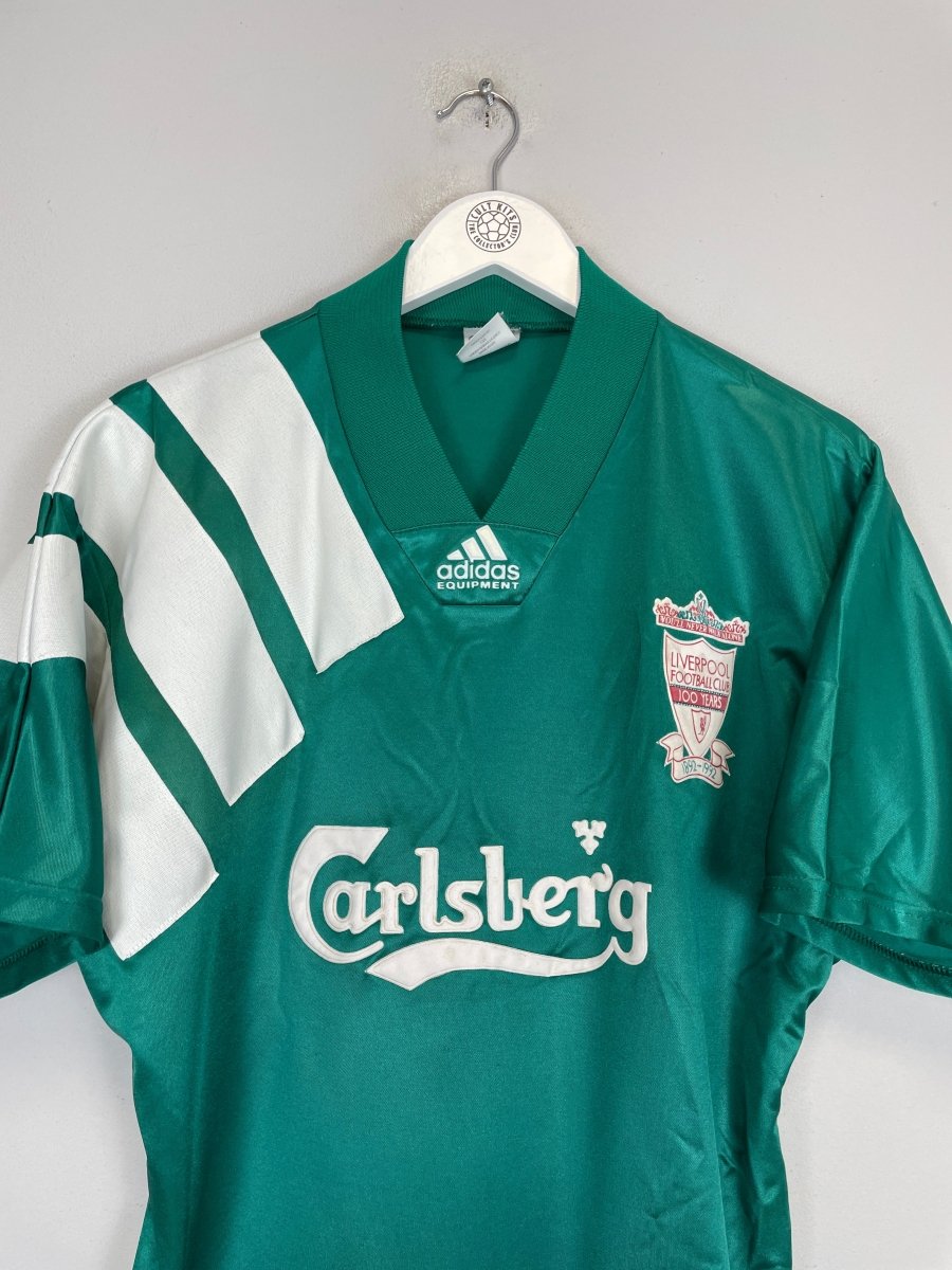 1992/93 LIVERPOOL CENTENARY AWAY SHIRT (M) ADIDAS - Cult Kits - Medium - Buy Vintage Football Shirts, Authentic Retro Football Shirts For Sale, Classic Football Shirts & Soccer Jersey