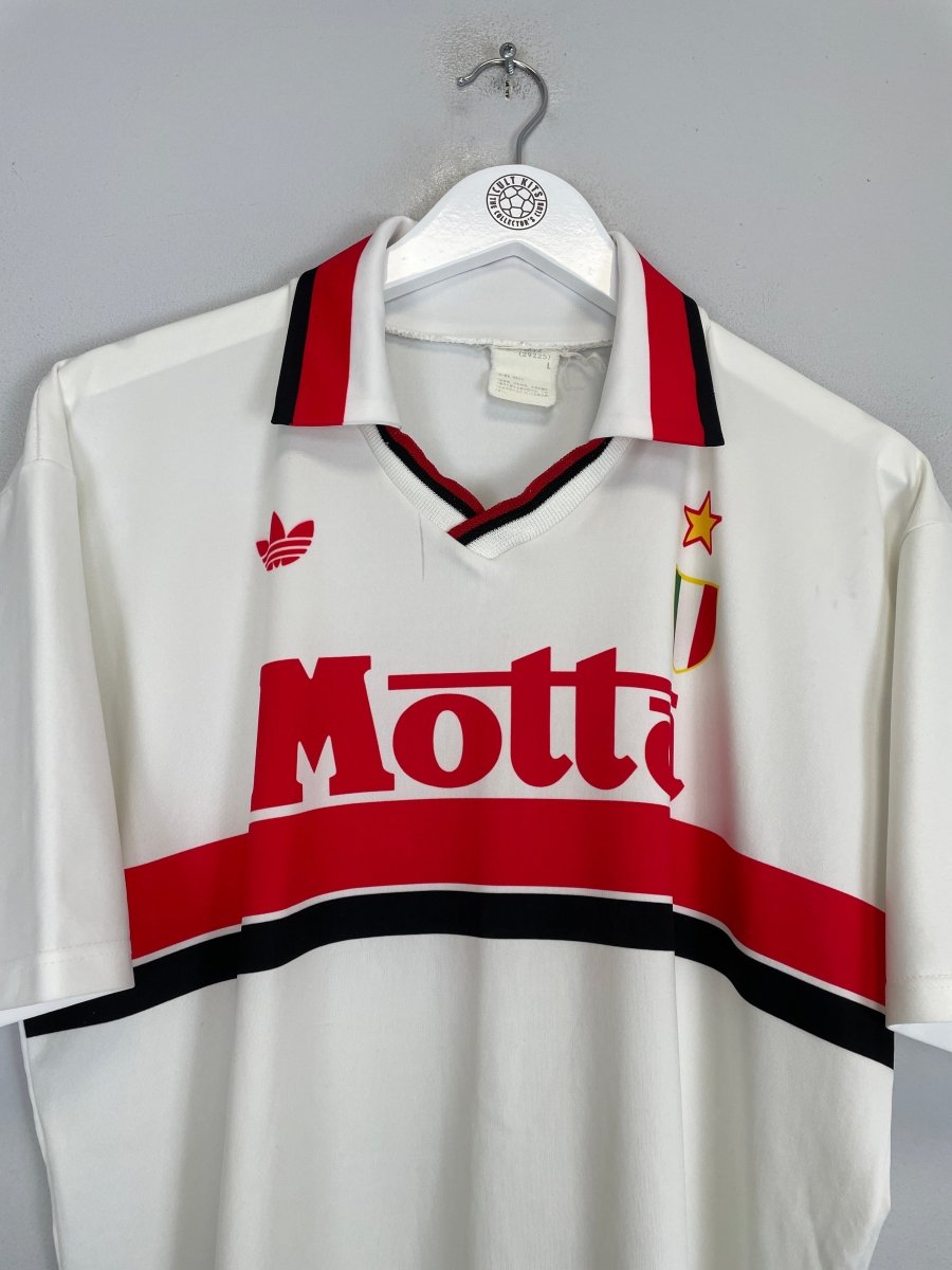 1993/94 AC MILAN AWAY SHIRT (L) ADIDAS - Cult Kits - Large - Buy Vintage Football Shirts, Authentic Retro Football Shirts For Sale, Classic Football Shirts & Soccer Jersey