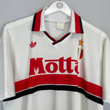 1993/94 AC MILAN AWAY SHIRT (L) ADIDAS - Cult Kits - Large - Buy Vintage Football Shirts, Authentic Retro Football Shirts For Sale, Classic Football Shirts & Soccer Jersey