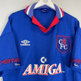 1993/94 CHELSEA HOME SHIRT (XL) UMBRO - Cult Kits - XL - Buy Vintage Football Shirts, Authentic Retro Football Shirts For Sale, Classic Football Shirts & Soccer Jersey