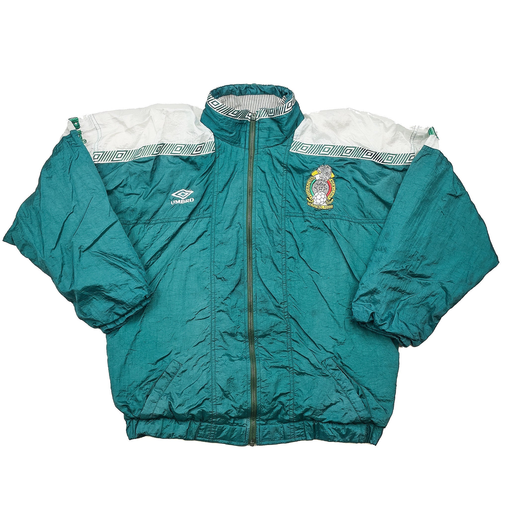 【希少】UMBRO メキシコ代表 サッカー90s ウインドブレーカー　M 上下 1993/94 Mexico Track Jacket (M) Umbro – Cult Kits