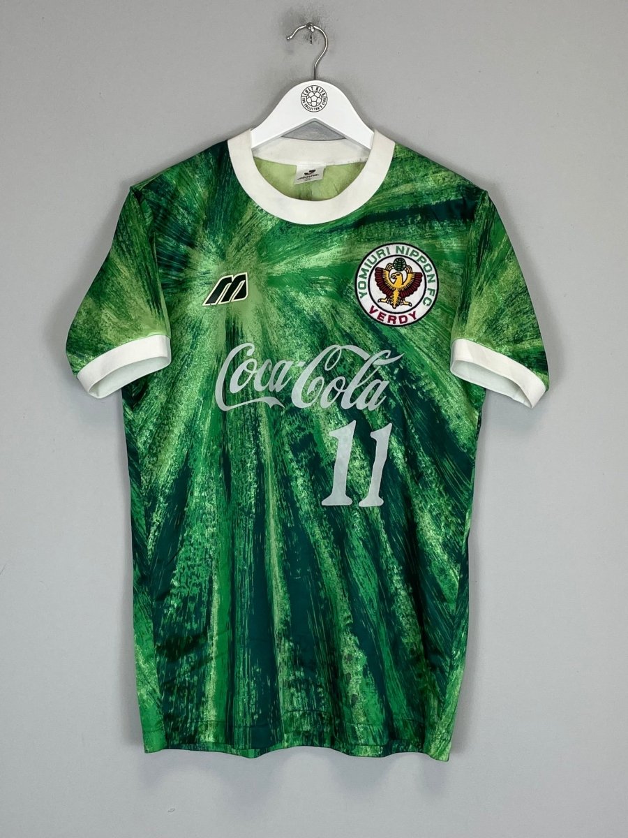 1993/94 TOKYO VERDY 11 HOME SHIRT (M) MIZUNO - Cult Kits - Medium - Buy Vintage Football Shirts, Authentic Retro Football Shirts For Sale, Classic Football Shirts & Soccer Jersey