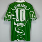 1993/94 WERDER BREMEN 10 AWAY SHIRT (L) PUMA - Cult Kits - Large - Buy Vintage Football Shirts, Authentic Retro Football Shirts For Sale, Classic Football Shirts & Soccer Jersey