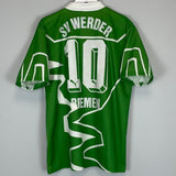 1993/94 WERDER BREMEN 10 AWAY SHIRT (L) PUMA - Cult Kits - Large - Buy Vintage Football Shirts, Authentic Retro Football Shirts For Sale, Classic Football Shirts & Soccer Jersey