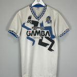 1993/95 GAMBA OSAKA TRAINING SHIRT (L) MIZUNO - Cult Kits - Large - Buy Vintage Football Shirts, Authentic Retro Football Shirts For Sale, Classic Football Shirts & Soccer Jersey