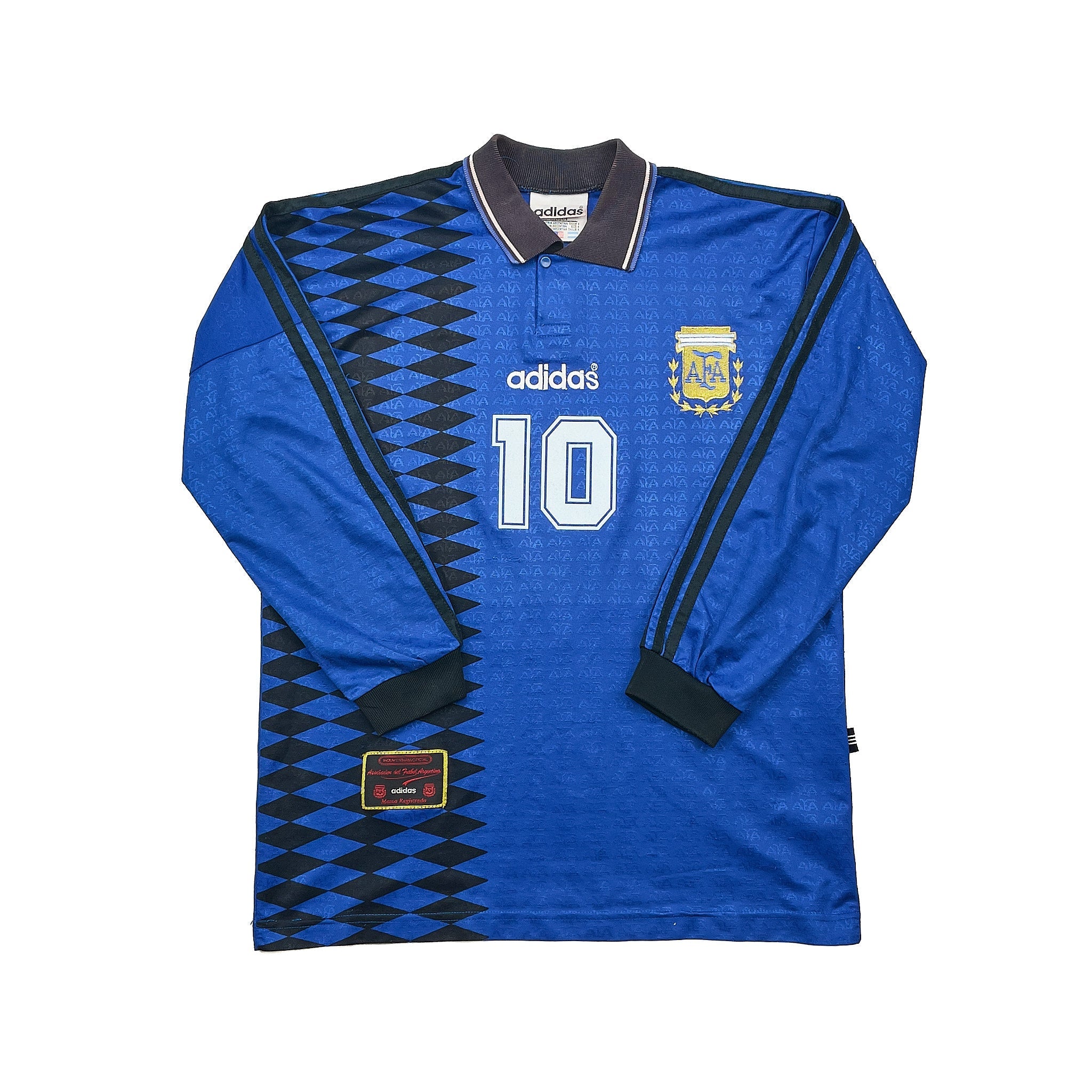 '94 adidas MARADONA 10 アルゼンチン代表 1994 MARADONA #10 Argentina Vintage adidas Away Football Shirt (M