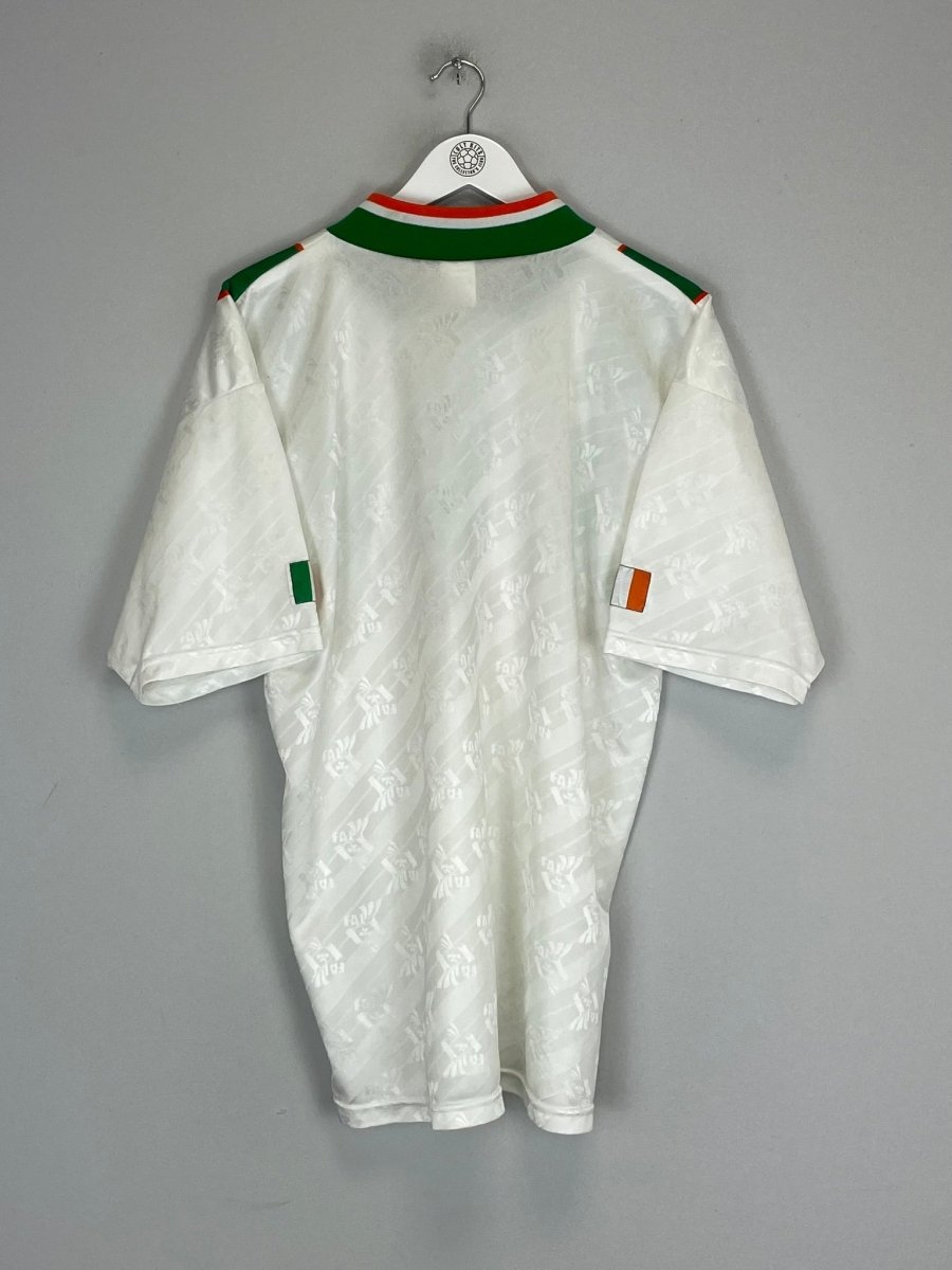 1994 IRELAND AWAY SHIRT (L) ADIDAS - Cult Kits - Large - Buy Vintage Football Shirts, Authentic Retro Football Shirts For Sale, Classic Football Shirts & Soccer Jersey