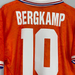 1994 NETHERLANDS BERGKAMP 10 HOME SHIRT (M) LOTTO - Cult Kits - Medium - Buy Vintage Football Shirts, Authentic Retro Football Shirts For Sale, Classic Football Shirts & Soccer Jersey
