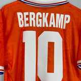 1994 NETHERLANDS BERGKAMP 10 HOME SHIRT (M) LOTTO - Cult Kits - Medium - Buy Vintage Football Shirts, Authentic Retro Football Shirts For Sale, Classic Football Shirts & Soccer Jersey