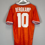 1994 NETHERLANDS BERGKAMP 10 HOME SHIRT (M) LOTTO - Cult Kits - Medium - Buy Vintage Football Shirts, Authentic Retro Football Shirts For Sale, Classic Football Shirts & Soccer Jersey