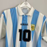 1994/95 ARGENTINA MARADONA 10 HOME SHIRT (M) ADIDAS - Cult Kits - Medium - Buy Vintage Football Shirts, Authentic Retro Football Shirts For Sale, Classic Football Shirts & Soccer Jersey