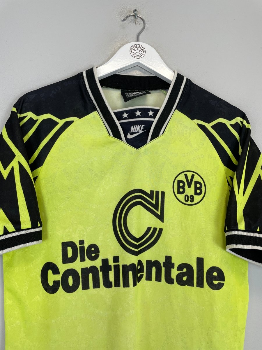 1994/95 DORTMUND HOME SHIRT (XS) NIKE - Cult Kits - XS - Buy Vintage Football Shirts, Authentic Retro Football Shirts For Sale, Classic Football Shirts & Soccer Jersey