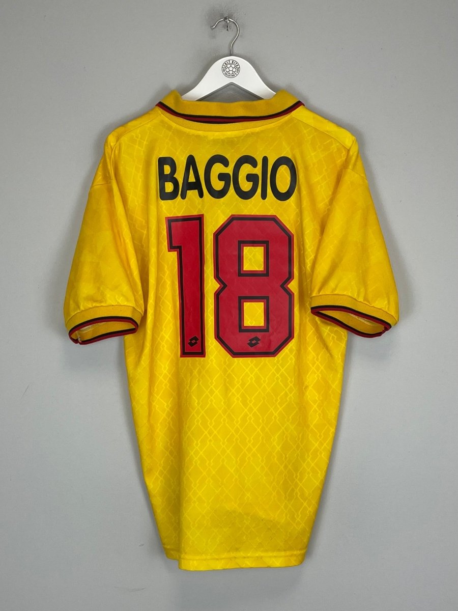 1994/96 AC MILAN BAGGIO 18 THIRD SHIRT (XL) LOTTO - Cult Kits - XL - Buy Vintage Football Shirts, Authentic Retro Football Shirts For Sale, Classic Football Shirts & Soccer Jersey