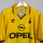 1994/96 AC MILAN BAGGIO 18 THIRD SHIRT (XL) LOTTO - Cult Kits - XL - Buy Vintage Football Shirts, Authentic Retro Football Shirts For Sale, Classic Football Shirts & Soccer Jersey
