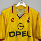 1994/96 AC MILAN BAGGIO 18 THIRD SHIRT (XL) LOTTO - Cult Kits - XL - Buy Vintage Football Shirts, Authentic Retro Football Shirts For Sale, Classic Football Shirts & Soccer Jersey
