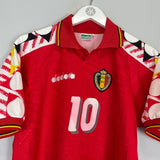 1994/96 BELGIUM SCIFO 10 HOME SHIRT (M) DIADORA - Cult Kits - Medium - Buy Vintage Football Shirts, Authentic Retro Football Shirts For Sale, Classic Football Shirts & Soccer Jersey