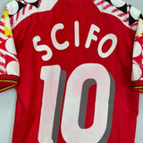 1994/96 BELGIUM SCIFO 10 HOME SHIRT (M) DIADORA - Cult Kits - Medium - Buy Vintage Football Shirts, Authentic Retro Football Shirts For Sale, Classic Football Shirts & Soccer Jersey