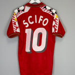 1994/96 BELGIUM SCIFO 10 HOME SHIRT (M) DIADORA - Cult Kits - Medium - Buy Vintage Football Shirts, Authentic Retro Football Shirts For Sale, Classic Football Shirts & Soccer Jersey