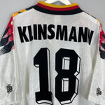 1994/96 GERMANY KLINSMANN 18 HOME SHIRT (XL) ADIDAS - Cult Kits - XL - Buy Vintage Football Shirts, Authentic Retro Football Shirts For Sale, Classic Football Shirts & Soccer Jersey