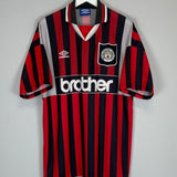 1994/96 MANCHESTER CITY AWAY SHIRT (XL) UMBRO - Cult Kits - XL - Buy Vintage Football Shirts, Authentic Retro Football Shirts For Sale, Classic Football Shirts & Soccer Jersey