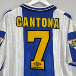 1994/96 MANCHESTER UNITED CANTONA 7 AWAY SHIRT (L) UMBRO - Cult Kits - Large - Buy Vintage Football Shirts, Authentic Retro Football Shirts For Sale, Classic Football Shirts & Soccer Jersey