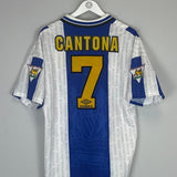 1994/96 MANCHESTER UNITED CANTONA 7 AWAY SHIRT (L) UMBRO - Cult Kits - Large - Buy Vintage Football Shirts, Authentic Retro Football Shirts For Sale, Classic Football Shirts & Soccer Jersey