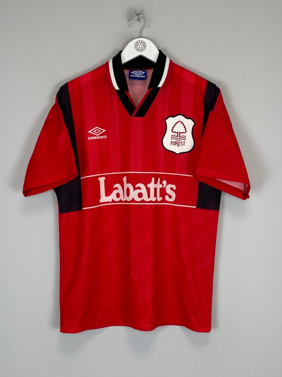1994/96 NOTTINGHAM FOREST HOME SHIRT (M) UMBRO - Cult Kits - Medium - Buy Vintage Football Shirts, Authentic Retro Football Shirts For Sale, Classic Football Shirts & Soccer Jersey