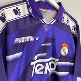 1994/96 REAL MADRID AWAY SHIRT (XL) KELME - Cult Kits - XL - Buy Vintage Football Shirts, Authentic Retro Football Shirts For Sale, Classic Football Shirts & Soccer Jersey