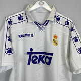 1994/96 REAL MADRID HOME SHIRT (L) KELME - Cult Kits - Large - Buy Vintage Football Shirts, Authentic Retro Football Shirts For Sale, Classic Football Shirts & Soccer Jersey